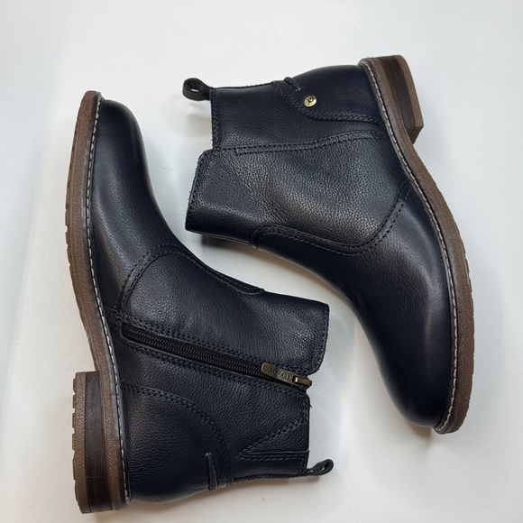 Easy Spirit Women's Juna eFlex Block Heel Booties- Navy Leather- Size 8.5 - Picture 11 of 13